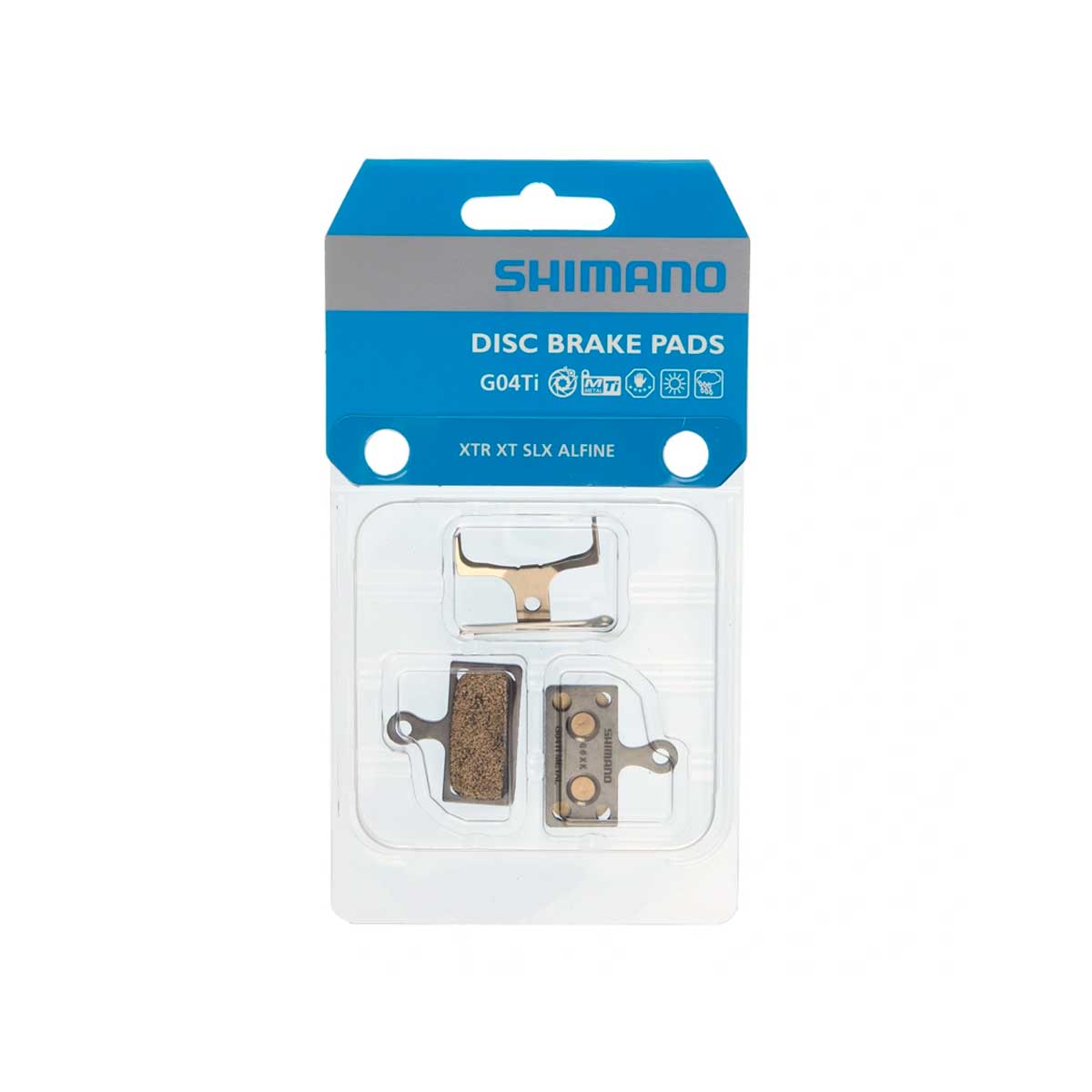 Balatas de freno SHIMANO G04TI de metal